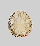 Sa’ela’a (pendant), Solomon Islands artist, Tridacna shell, fiber, pigment, Solomon Islands