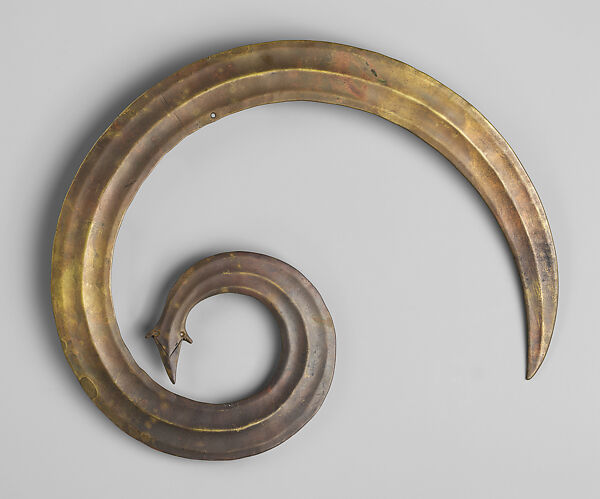 Head Ornament (Sanggori), Brass, Toraja people 