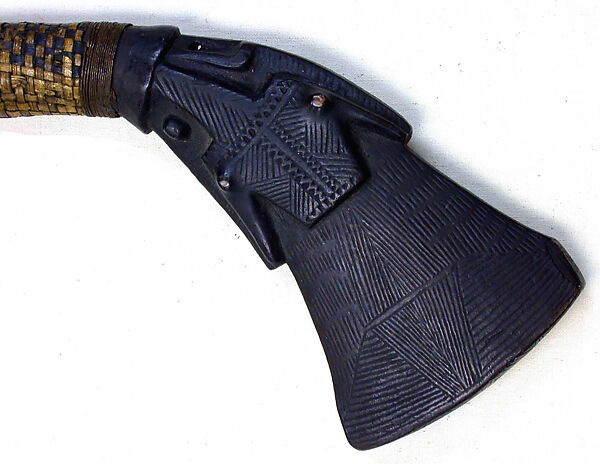 Dance Club (Gugu), Wood, pandanus fiber, Fijian