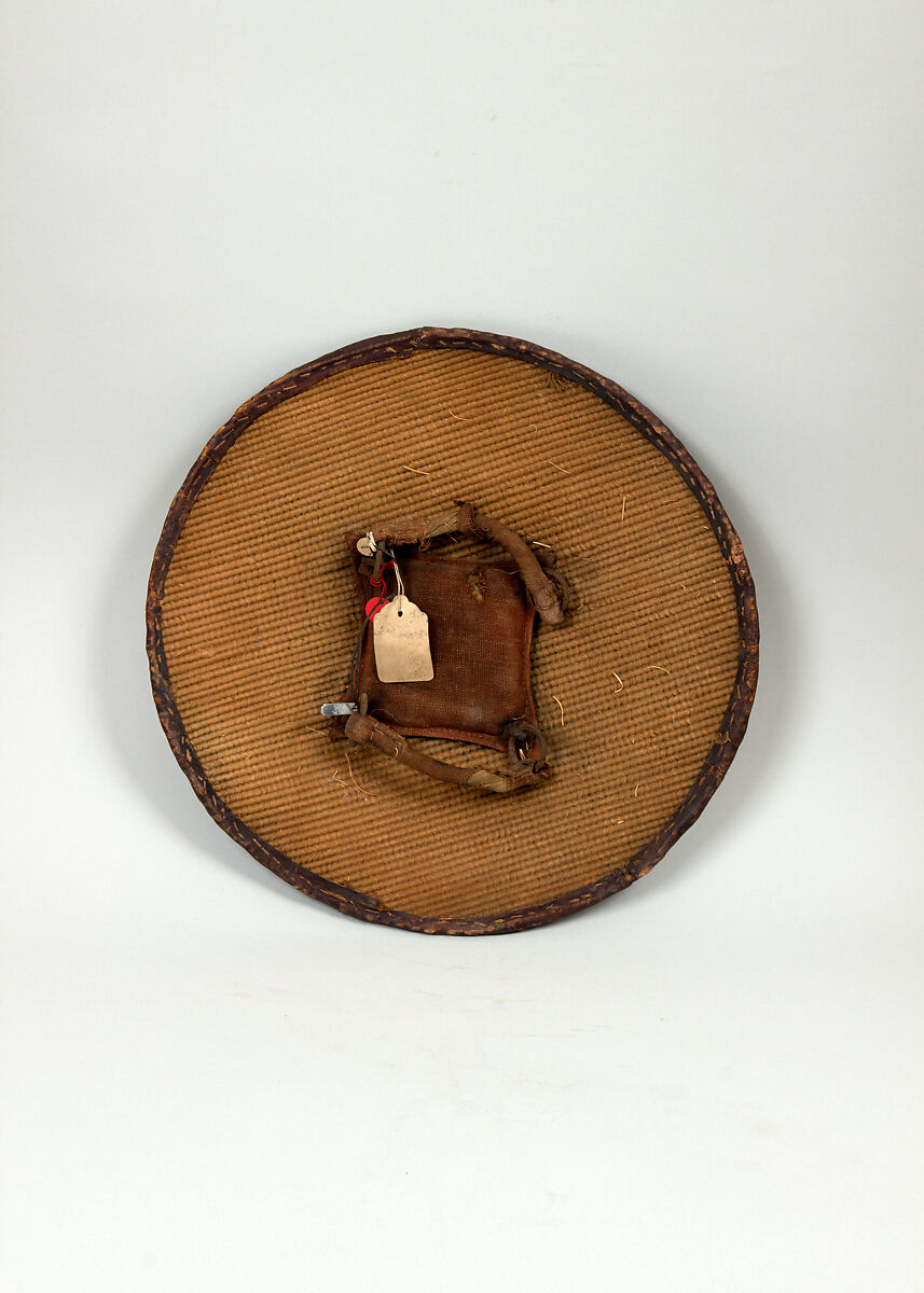 Shield, Iron, cotton, leather, Afghan