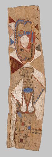 Barkcloth Panel for a Funerary Mask