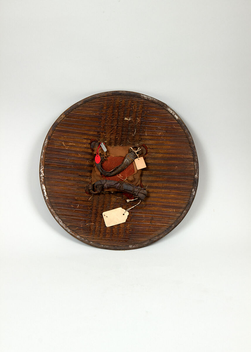 Shield (Dhàl), Wood, silk, iron, silver, leather, Indian