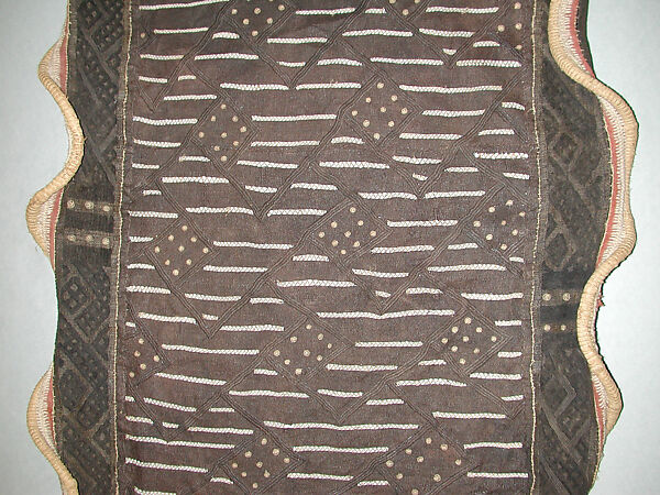 Woman's Overskirt, Raffia palm fiber, Kuba peoples, Bushoong group