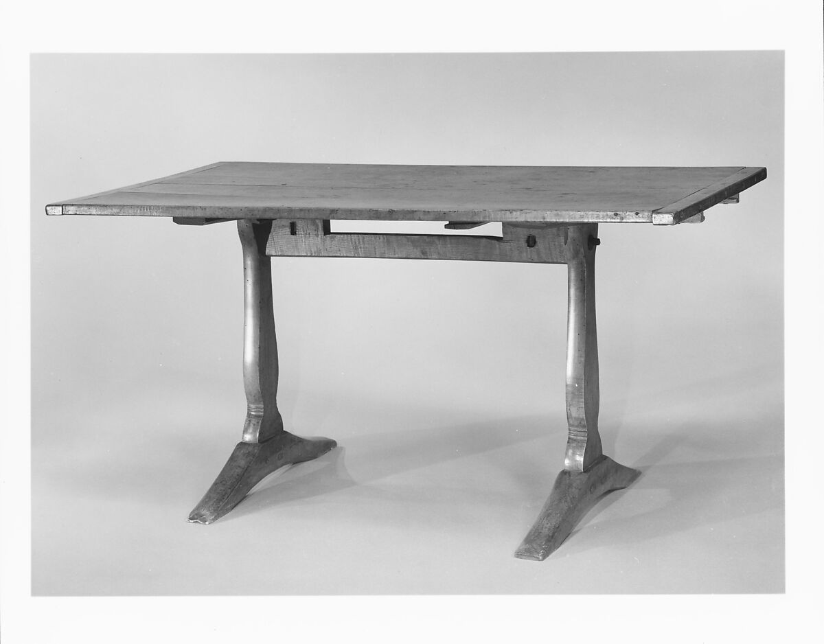 Dining Table, United Society of Believers in Christ’s Second Appearing (“Shakers”) (American, active ca. 1750–present), Maple, ash, American, Shaker 