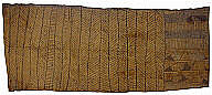 Painted Barkcloth, Barkcloth, pigment, Mbuti peoples 