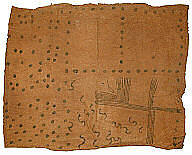 Painted Barkcloth, Barkcloth, pigment, Mbuti peoples 