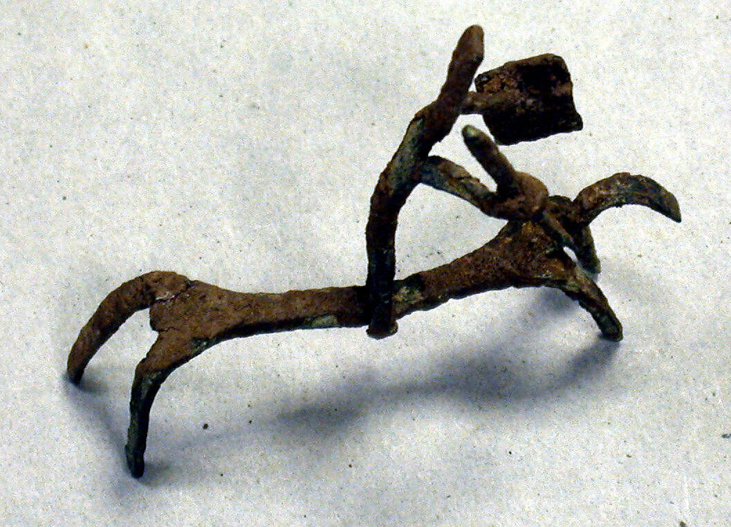 Figure: Equestrian, Copper alloy, Middle Niger civilization 