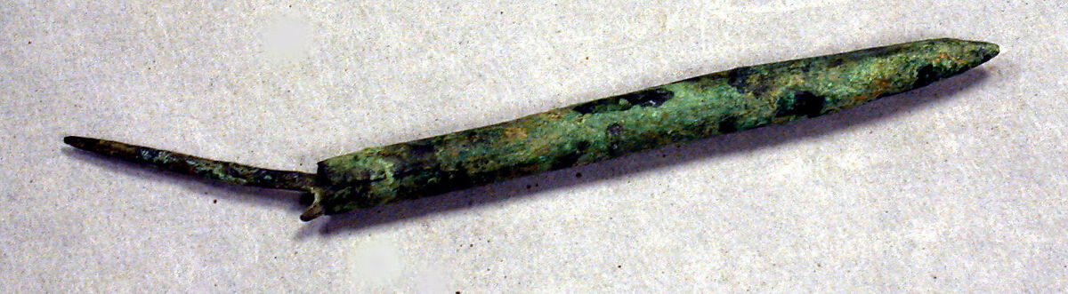 Miniature Shaft and Pin, Copper alloy, Middle Niger civilization 
