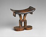 Headrest, Wood, Tsonga peoples
