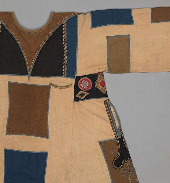 Jibba (tunic), Mahdist artist, Cotton, wool, dye, Mahdist peoples