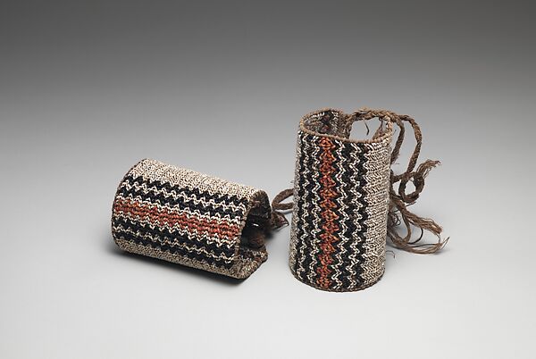 Arm or Leg Band, Shell beads, fiber, Solomon Islands