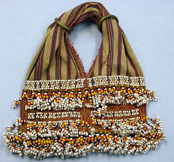 Sash, Cotton, glass beads, Philippines 