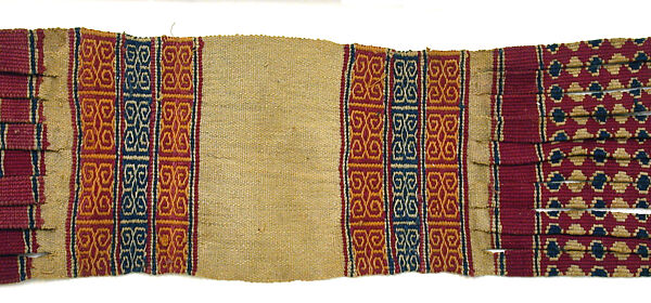 Ceremonial Costume Element, Cotton, glass beads, Timor