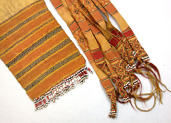 Bag or Ornament, Cotton, glass beads, Timor