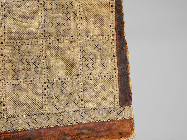 Waist Cloth (Salatasi), Barkcloth, pigment, Wallis and Futuna Territory, probably Futuna