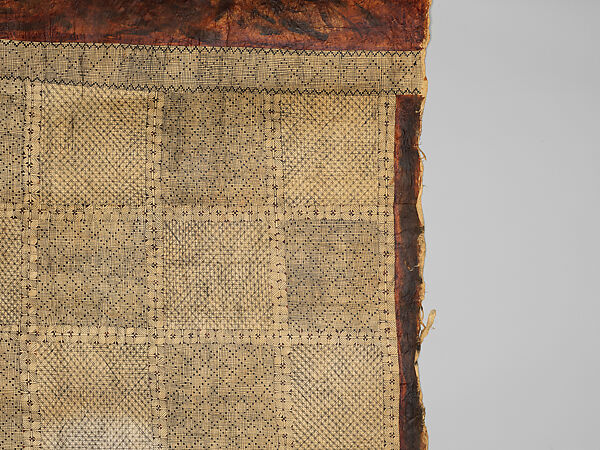 Waist Cloth (Salatasi), Barkcloth, pigment, Wallis and Futuna Territory, probably Futuna