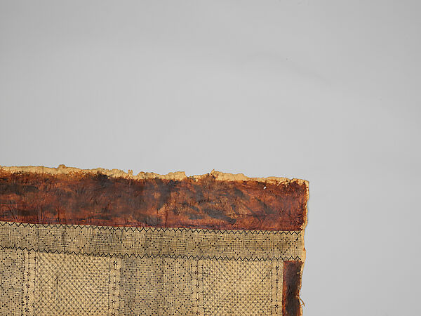 Waist Cloth (Salatasi), Barkcloth, pigment, Wallis and Futuna Territory, probably Futuna