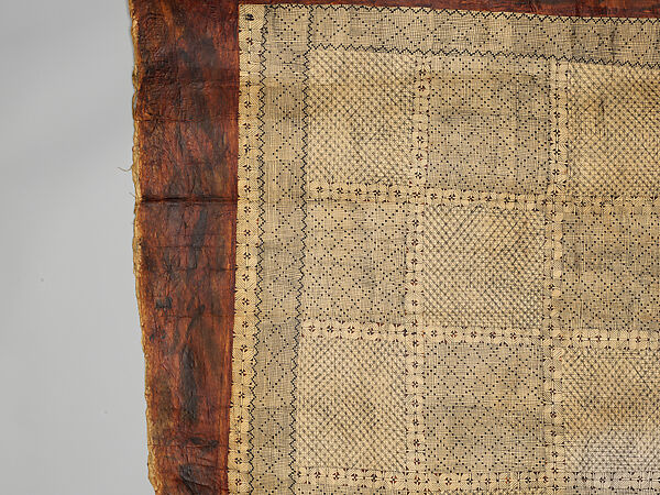 Waist Cloth (Salatasi), Barkcloth, pigment, Wallis and Futuna Territory, probably Futuna