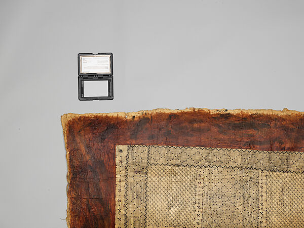 Waist Cloth (Salatasi), Barkcloth, pigment, Wallis and Futuna Territory, probably Futuna