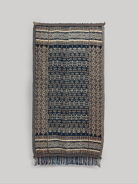Man's Shoulder or Hip Cloth (Hinggi Ngoko or Hinggi Wola Remba), Cotton, Kodi people