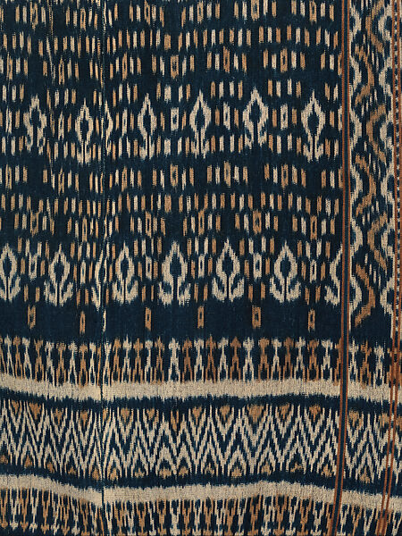 Man's Shoulder or Hip Cloth (Hinggi Ngoko or Hinggi Wola Remba), Cotton, Kodi people