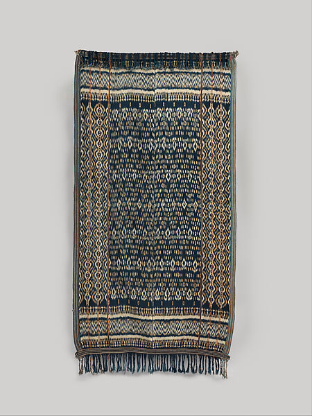 Man's Shoulder or Hip Cloth (Hinggi Ngoko or Hinggi Wola Remba), Cotton, Kodi people 