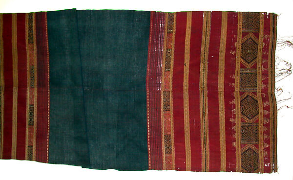 Ceremonial Shoulder Cloth, Cotton or silk, Sumatra 