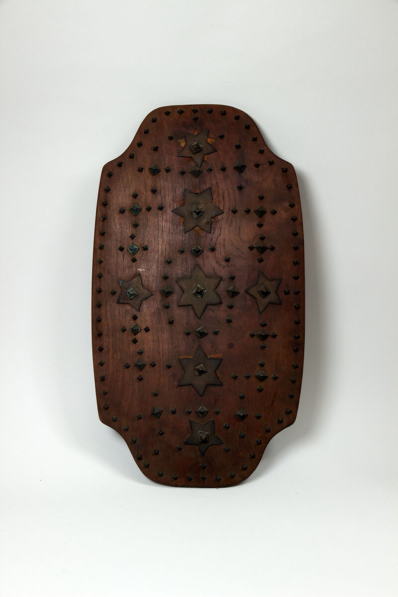 Shield, Wood, brass, Sumatran 