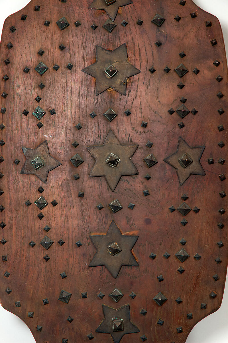 Shield, Wood, brass, Sumatran