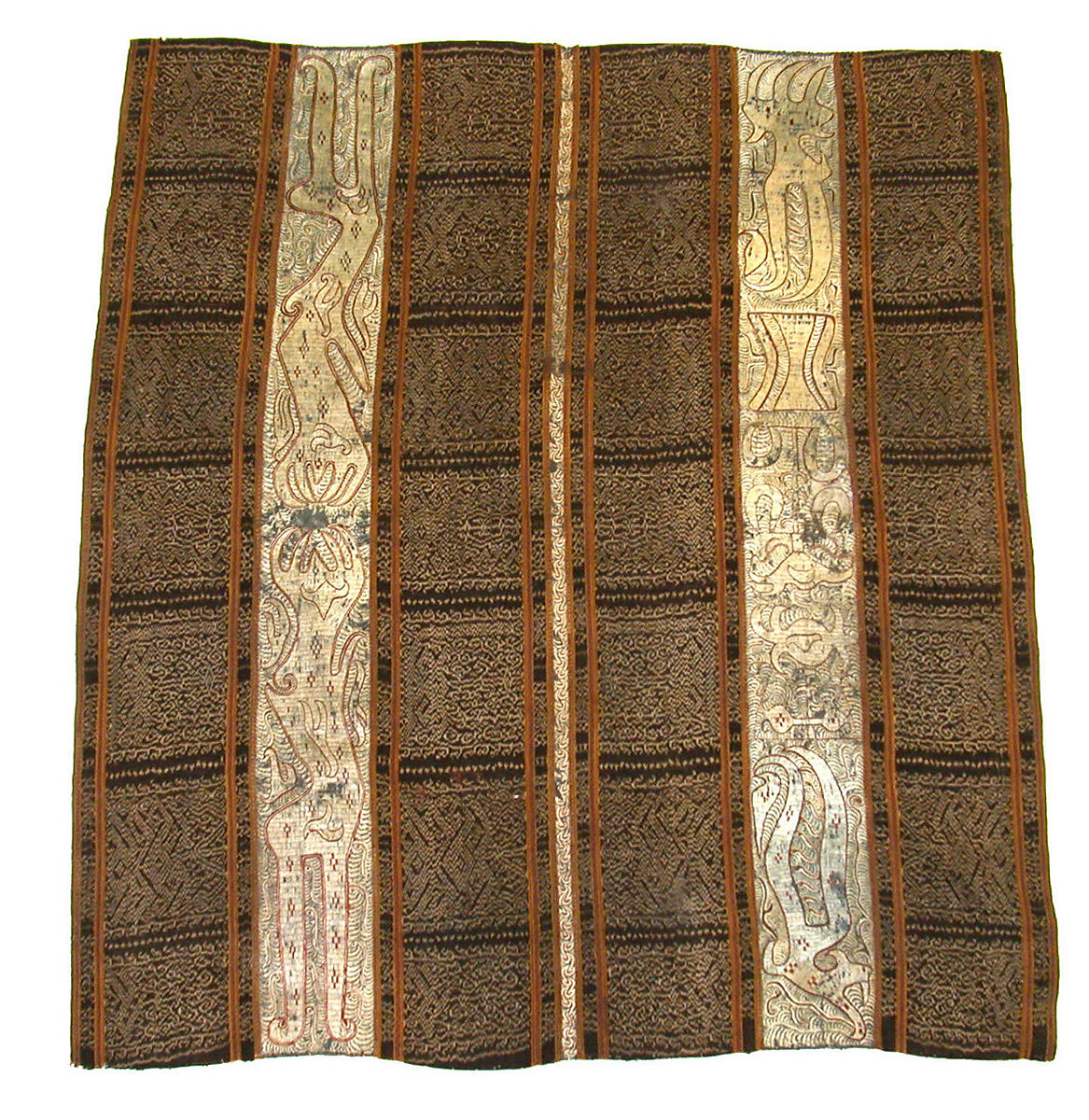 Woman's Ceremonial Skirt (Tapis), Cotton, silk, Lampung 
