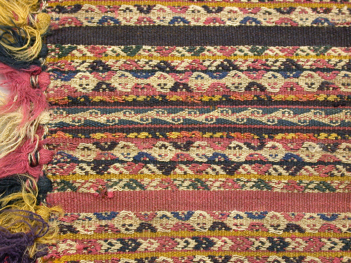 Coca Bag (Ch'uspa), Camelid hair, Aymara