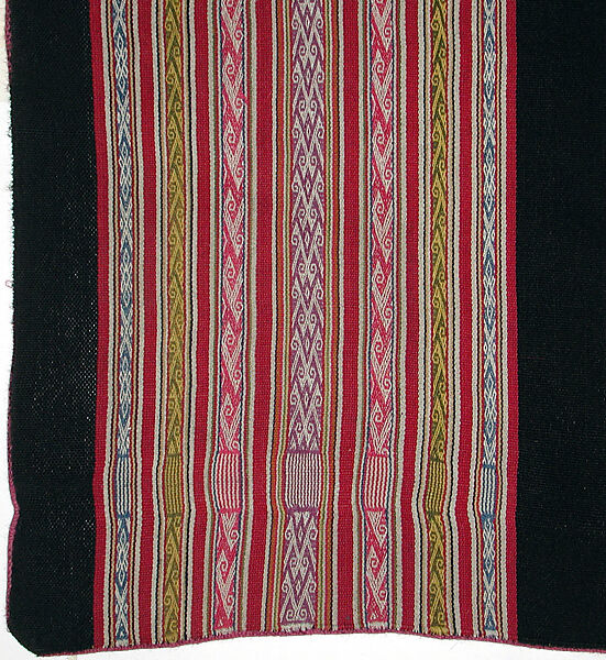 Woman's Overskirt (Aksu), Camelid hair, Aymara