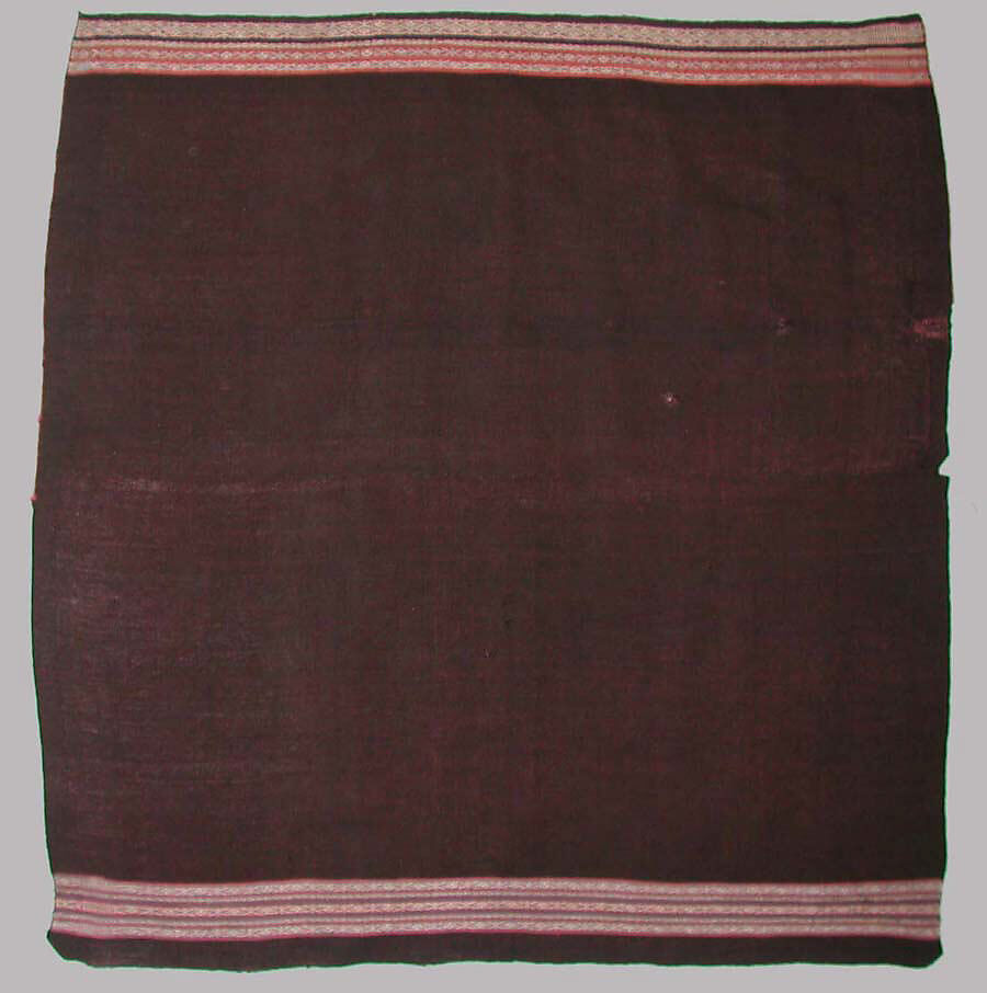 Woman's Overskirt (Aksu), Camelid hair, Aymara 