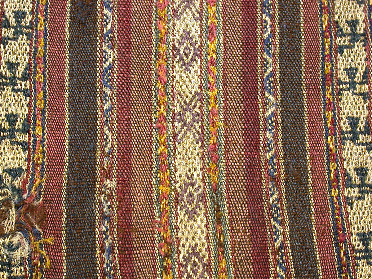 Coca Bag (Ch'uspa), Camelid hair, Aymara