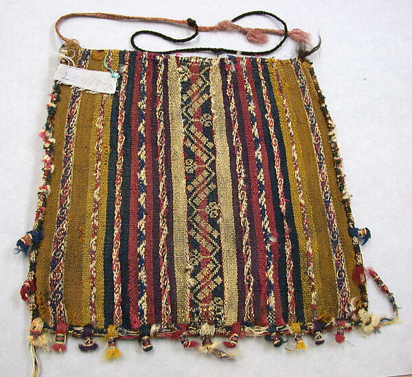Coca Bag (Ch'uspa), Camelid hair, Aymara