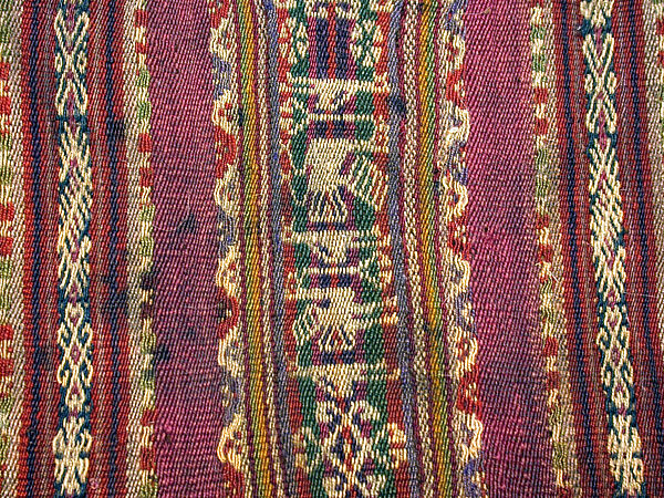 Coca Bag (Ch'uspa), Camelid hair, Aymara