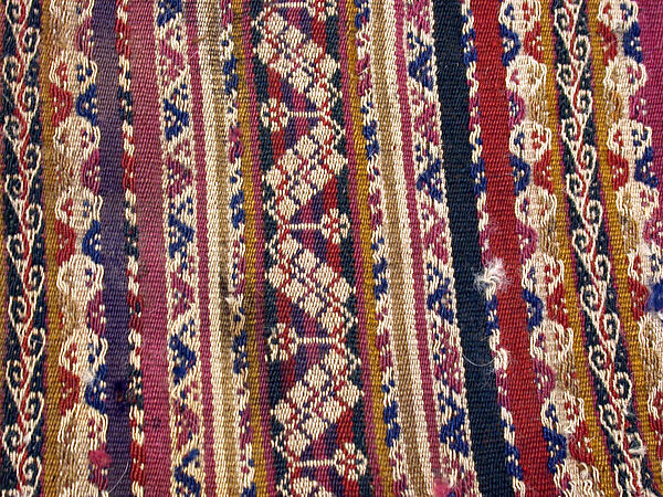 Coca Bag (Ch'uspa), Camelid hair, Aymara