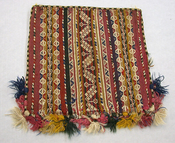 Coca Bag (Ch'uspa), Camelid hair, Aymara