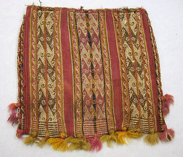 Coca Bag (Ch'uspa), Camelid hair, Aymara