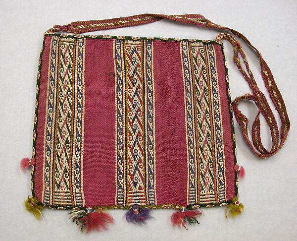 Bag (Ch'uspa), Camelid hair, Aymara 