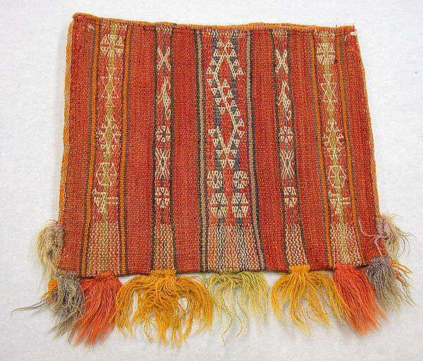 Coca Bag (Ch'uspa), Camelid hair, Aymara