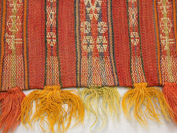 Coca Bag (Ch'uspa), Camelid hair, Aymara