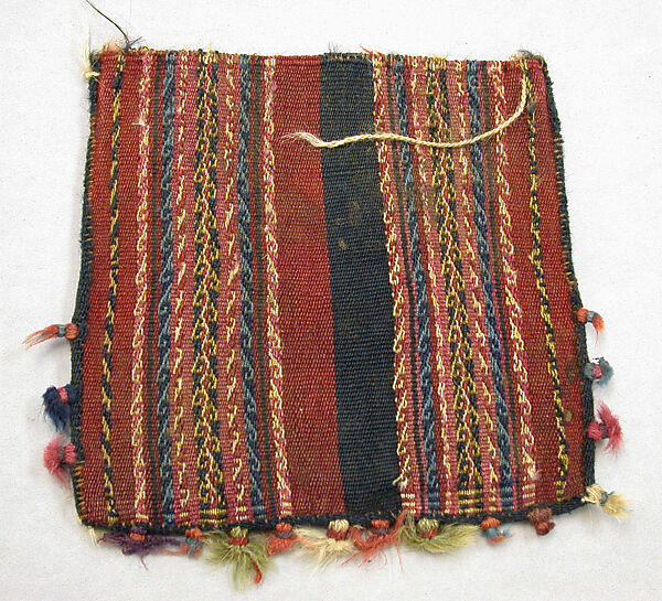 Coca Bag (Ch'uspa), Camelid hair, Aymara