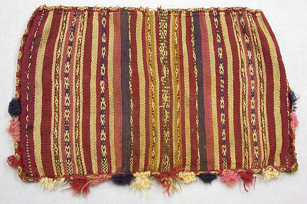 Coca Bag (Ch'uspa), Camelid hair, Aymara