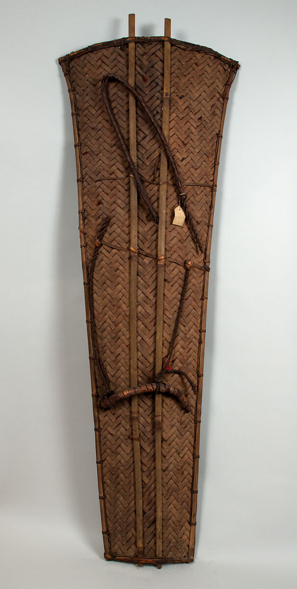 Shield (Dhàl), Cane, Indian, Assam, Naga Hills 