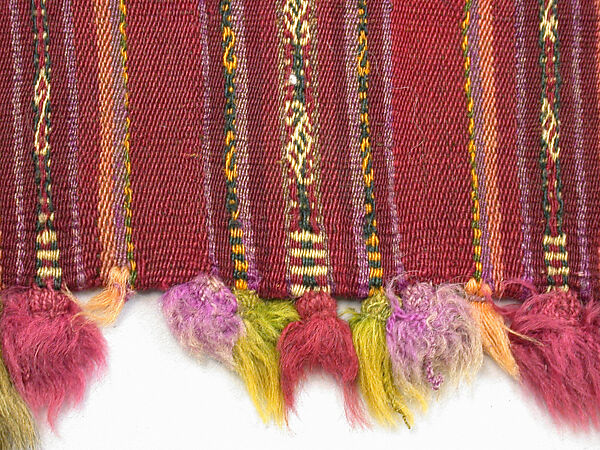 Coca Bag (Ch'uspa), Camelid hair, Aymara
