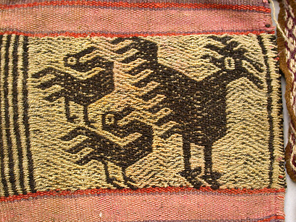 Bag (Ch'uspa), Wool, camelid hair, Aymara