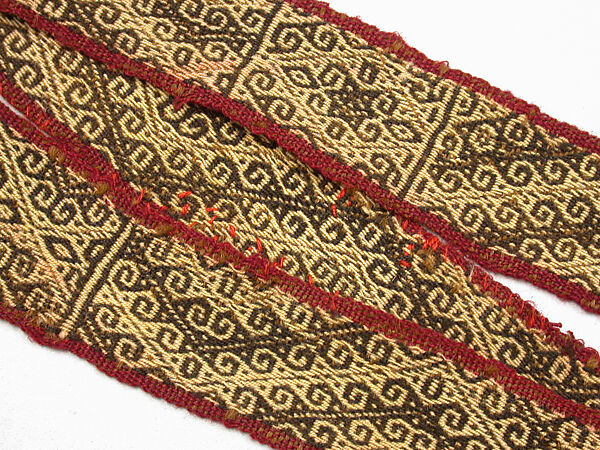 Belt, Camelid hair, Aymara