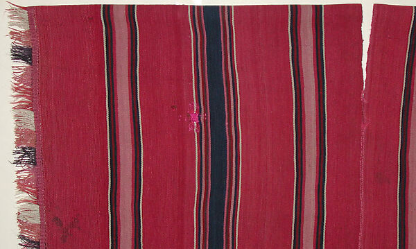 Poncho, Camelid hair, Aymara