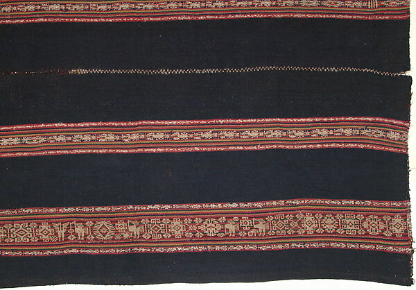 Poncho, Camelid hair, Aymara